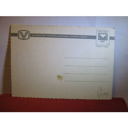 multiview, ANGUS, SCOTLAND unused postcard by Valentine dated 1971 #