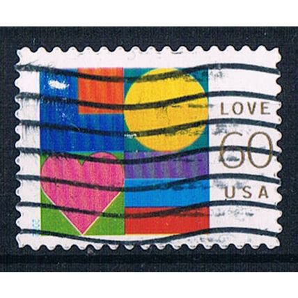 USA 2002 SG4171 usa91 Love 60c Used Stamp