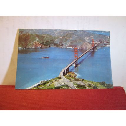 GOLDEN GATE BRIDGE San Francisco, California, USA used postcard =