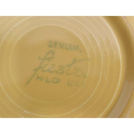 Excellent Vintage Fiesta Fiestaware Bread Plate Yellow 7 1/4" Plate 1950's