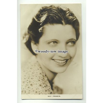 b3357 - Film Actress - Kay Francis - postcard by Film Weekly