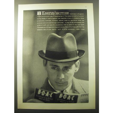 1960 Keens / British Hats Advertisement