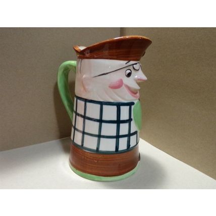 Vintage Shield's Fifth Avenue Golfer Toby Character Japan 6" Pitcher
