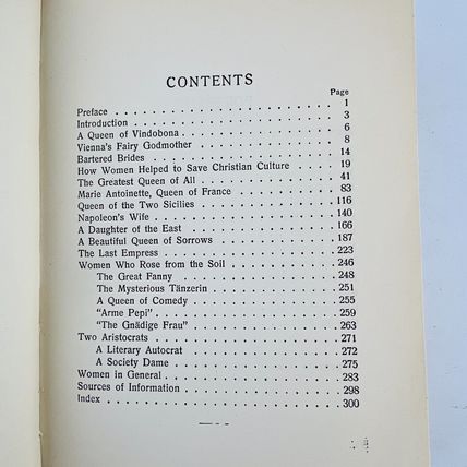 Famous Women of Vienna by Dr J Alexander Mahan Hardcover 1930