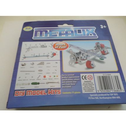 Top Toys - Metalix - Construct Kit - Air Plane - Model - Metal