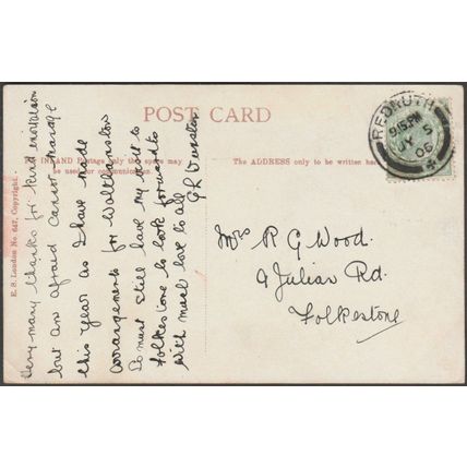 The Castle, Carn Brea, Redruth, Cornwall, 1905 - Empire Series Postcard