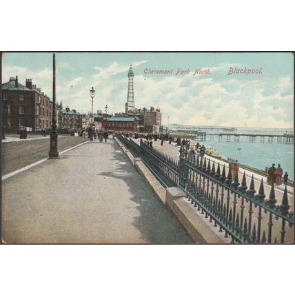 Claremont Park North, Blackpool, Lancashire, 1907 - Empire Series Postcard