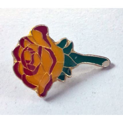 Badge Stud : Women's Royal Volintary Service : Rose