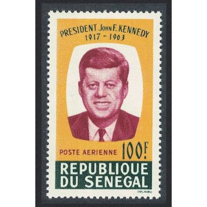 Senegal President Kennedy Commemoration 1964 MNH SG#290