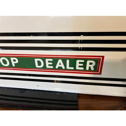 Embossed Vineyard Co-Op Dealer sign marked Grace Comm. Inc. Earth City 2-(9)6 DL