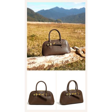 Women Genuine Leather Purses Handbags Tote Bag Shoulder Bag Brown
