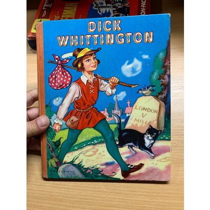 RARE* 1953 "DICK WHITTINGTON" HEIRLOOM LIBRARY ILLUSTRATED HARDBACK BOOK (P3)