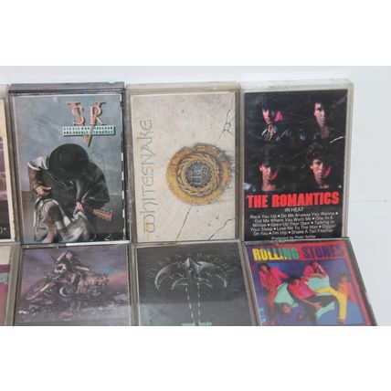 Lot of 22 Cassette Tapes 80's Rock Pop The Doors Uriah Heep Whitesnake Duran VTG
