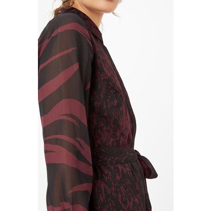 COAST Animal Print Shirt Midi Dress BNWT