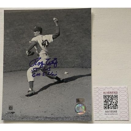 Roger Craig Signed Autographed "1955 World Series" 8x10 Photo Brooklyn Dodgers