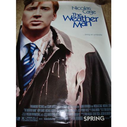 THE WEATHERMAN - MOVIE BANNER WITH NICOLAS CAGE
