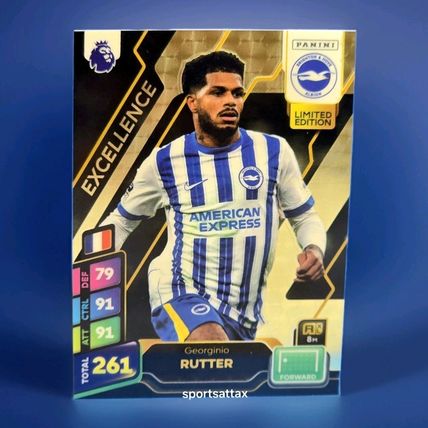 Panini Adrenalyn XL PLUS 2025: RUTTER. EXCELLENCE Limited Edition. Brighton.