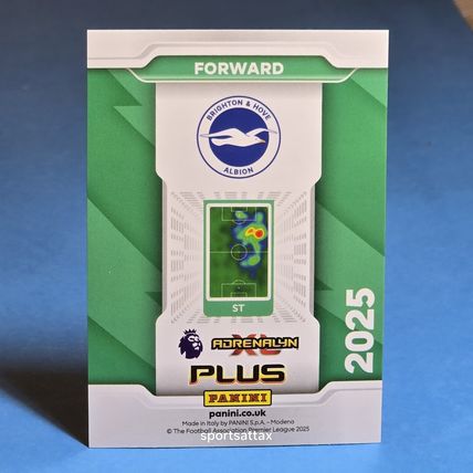 Panini Adrenalyn XL PLUS 2025: RUTTER. EXCELLENCE Limited Edition. Brighton.