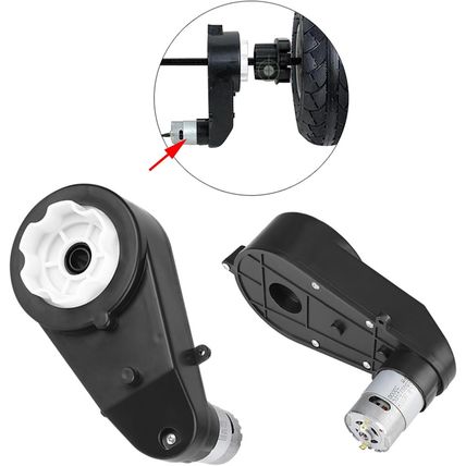 24V Kids Ride on Car Gearbox 24V 40000RPM Motor 2Pcs Electric Motor Gearbox Moto