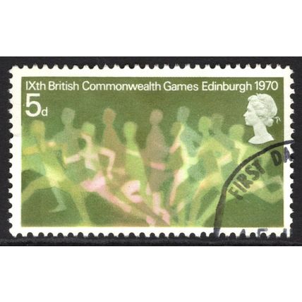 GREAT BRITAIN 1970: IXth BRITISH COMMONWEALTH GAMES - 5d USED (G8)