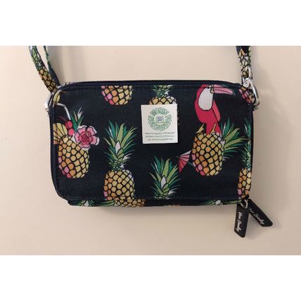 NWT VERA BRADLEY TOUCAN PARTY PINEAPPLE LIGHTEN UP RFID 3 in 1 CROSSBODY BAG