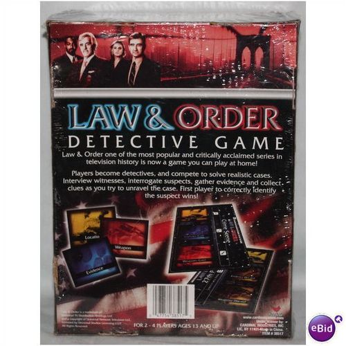 Cardinal Law & Order Detective Game - Sealed