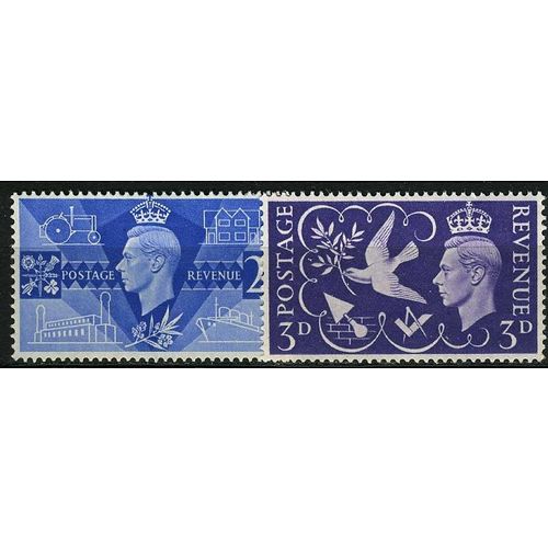 1946 SG 491/492 - MH (*)