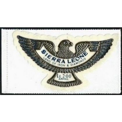 Sierra Leone 1970 Eagle 2L Ultramarine Gold Unmounted Mint NHM SG 544 stamp Air