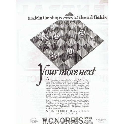 central tube company 1928 oil gas pipeline tubular products vintage ad