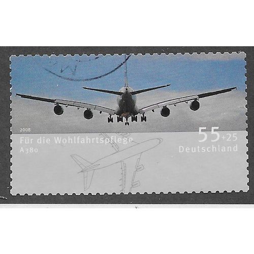 GER 2008 €0.55+ 25(S/A) 'AIRCRAFT' FINE USED (EBID60-333)