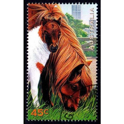 Australia 1996 Pets 45c Used Stamp. Animal Horse