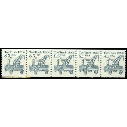 2129 8.5c Tow Truck Fine MNH Dry Gum PNC 1/5 P0159