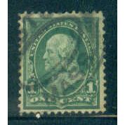 Used 279 1c Benjamin Franklin Fine M04602