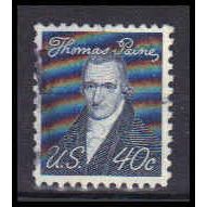 Used 1292 40c Thomas Paine Fine KA6155