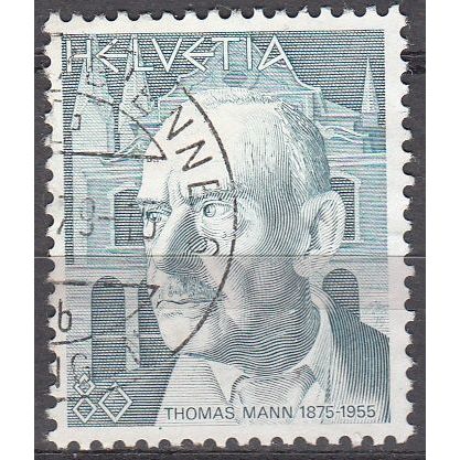 Helvetia 1979 Michel 1149 O Cote (2009) 1.10 € Ecrivain Thomas Mann Cachet rond