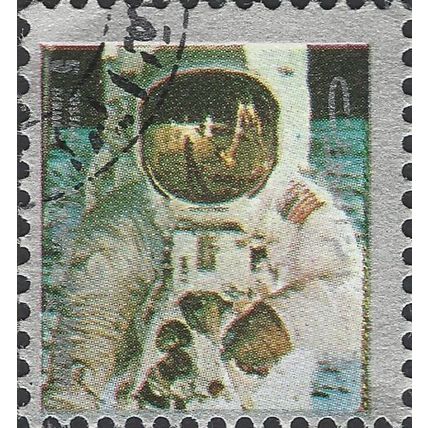 UMM AL QIWAIN, SPACE, Astronaut in spacesuit, grey 1972, 5dirham