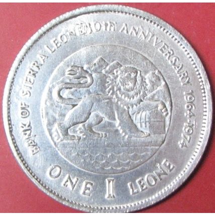 1974 Sierra Leone. Challenge Coin, Souvenir. Replica. 96.
