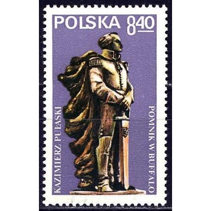 Poland. 1979. Michel #2649. General Pulaski. American Revolution Hero