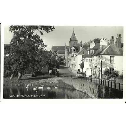 Sussex MIDHURST South Pond Postcard