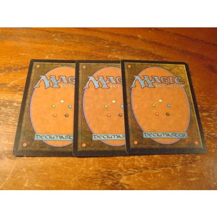 Magic The Gathering, MTG, 3-Cards, 1996, GOBLIN SWINE-RIDER, ex/nm