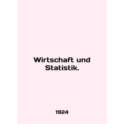 Wirtschaft und Statistik. In English /Wirtschaft und Statistik.