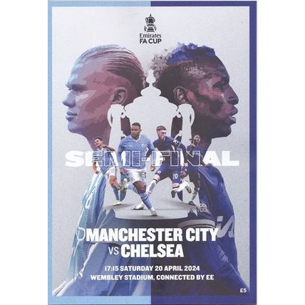 MANCHESTER CITY v CHELSEA FA CUP SEMI-FINAL 2024
