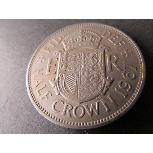 1967 QUEEN ELIZABETH II HALF CROWN FREE POST. AAN