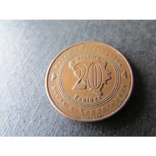 2004 BOSNIA AND HERZEGOVINA TWENTY FENINGA FREE POST. AAP