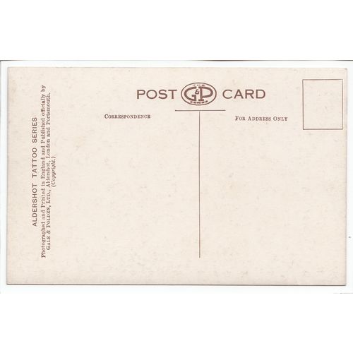 Physical Display & Infantry Firing Exercises Aldershot Tattoo Series Postcard