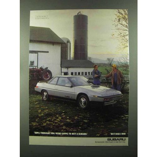 1986 Subaru Turbo XT Ad - Son, I Thought