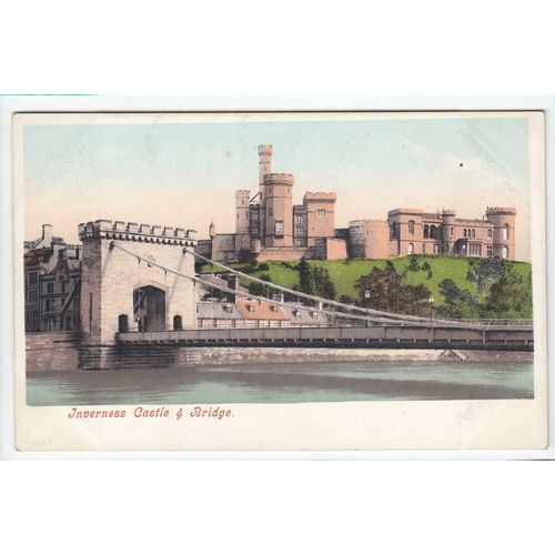 Inverness Castle & Bridge Postcard 6227