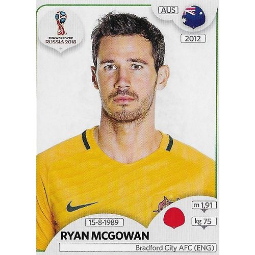 Panini's FIFA World Cup Russia 2018 Stickers: No.220 - McGowan (Ryan)