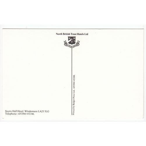 Storrs Hall Hotel Lake Windermere Cumbria Postcard NBT