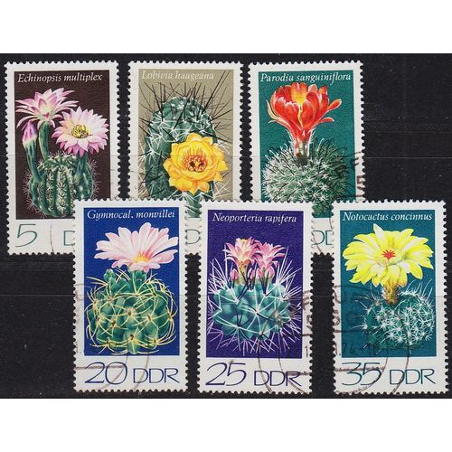 GERMANY DDR [1974] MiNr 1922-27 ( OO/used ) [02] Pflanzen